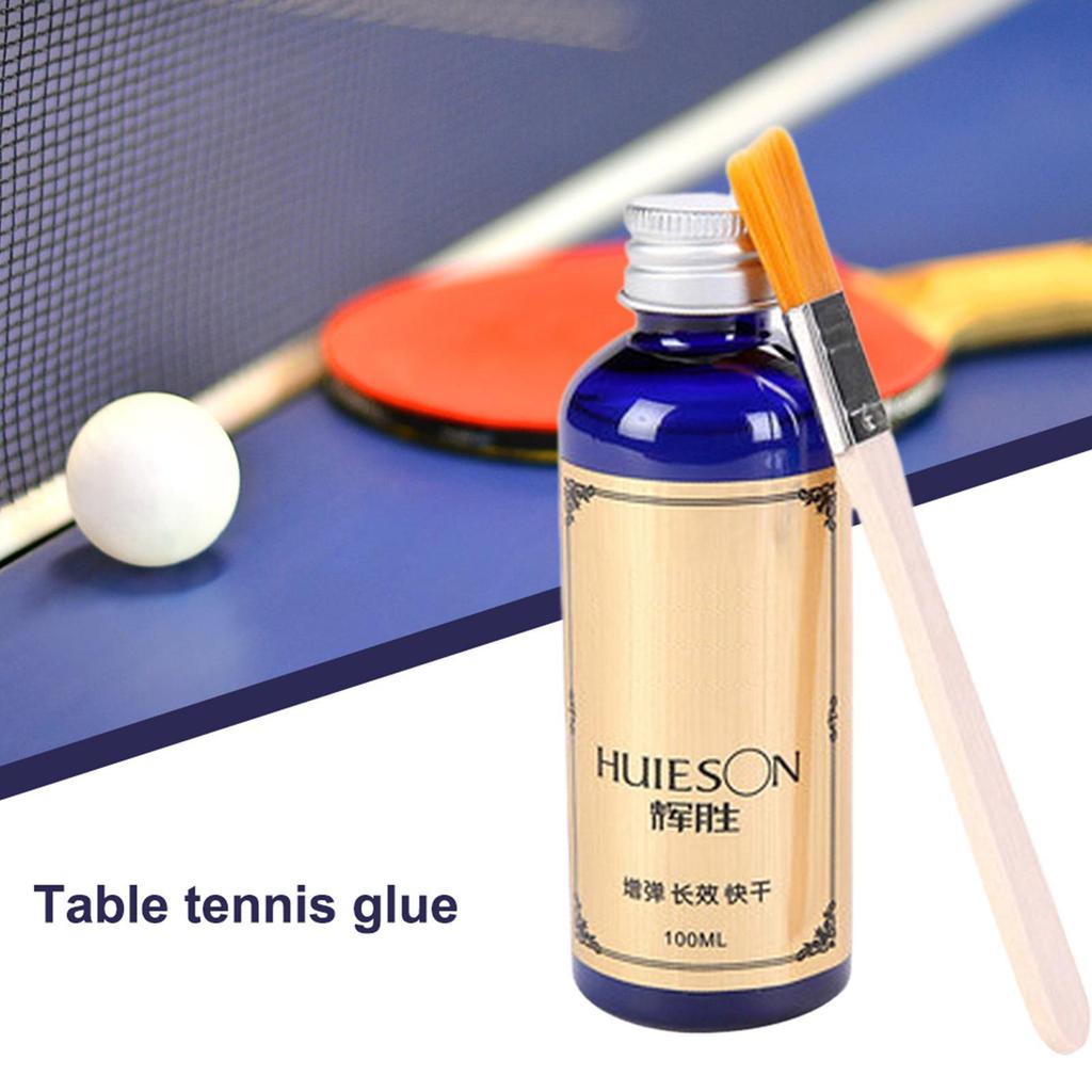 100ml Speed Liquid SuperGlue Professional Table Tennis Liquid With Brush Pingpong Racket Rubbers Table Tennis Glue Adhesive