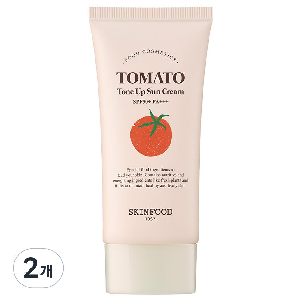 

SKINFOOD Tomato Tone Up Sun Cream SPF50+ PA+++, 50ml, 2 units