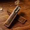Handmade Retro Pen Case 150mm*40mm Stationery Creative Pencil Cover Genuine Leather Pen Protective Cover Pen Protective Cover