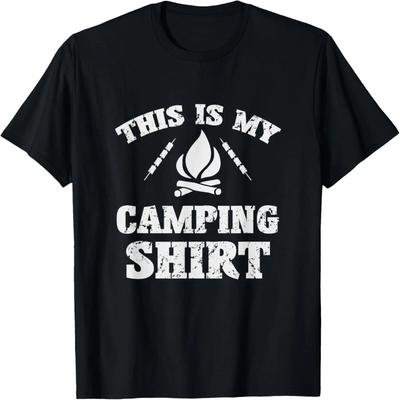This Is My Camping Shirt Novelty Camper Gift T-shirt T-Shirt