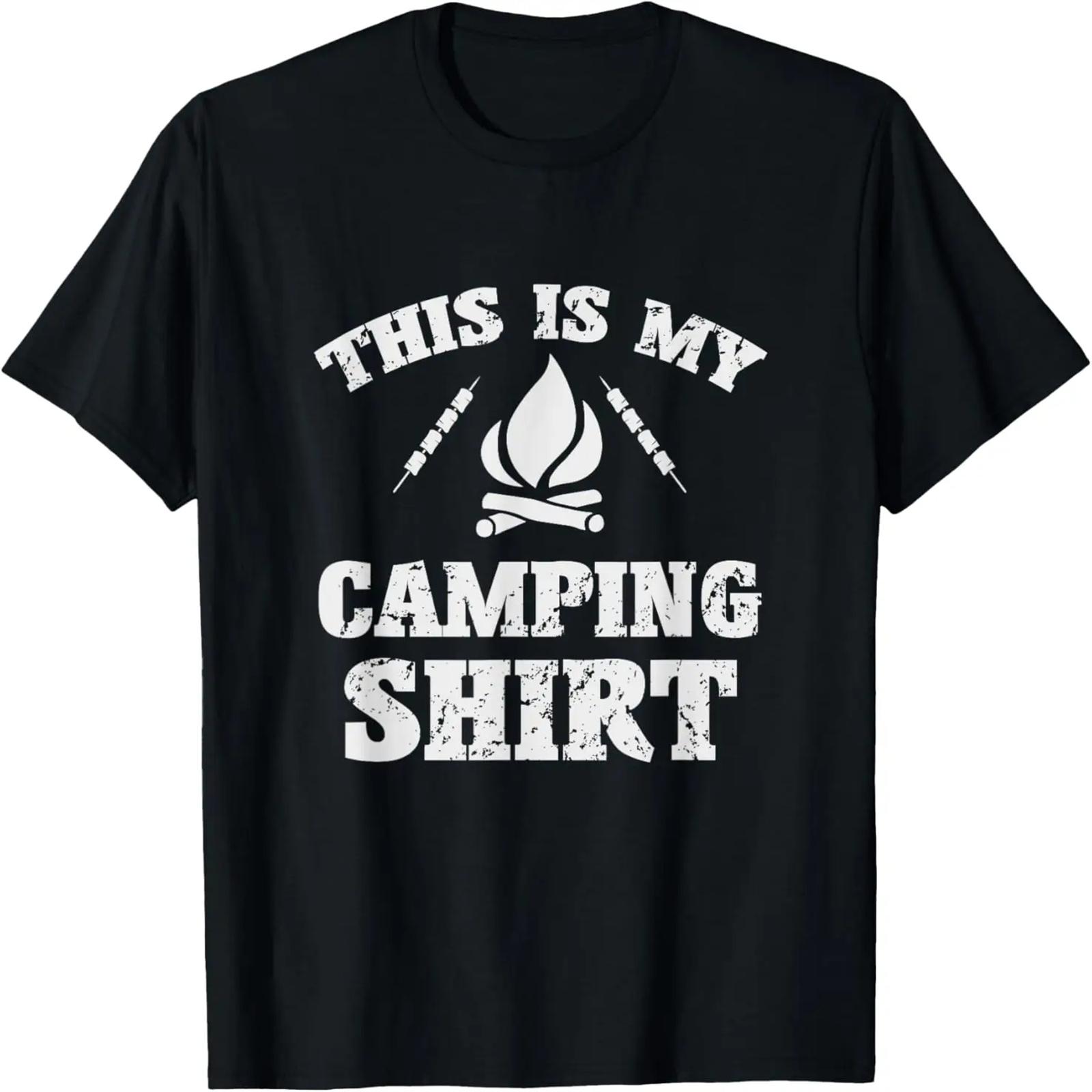 This Is My Camping Shirt Novelty Camper Gift T-shirt T-Shirt S