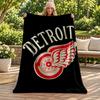 Detroit Red Wings Decke Flanelldecke Weiche Gemütliche Plüschdecke für Sofa Bett Leichte Heimdekoration Geschenke für Weihnachten verschiedene Feiertage