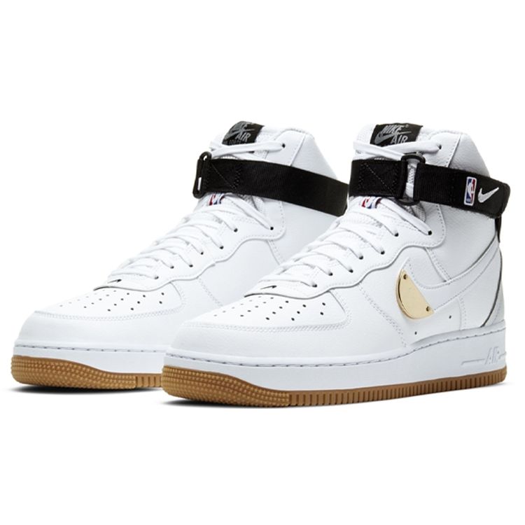 NBA x Nike Air Force 1 High 07 LV8 Alb Adidași Bărbați Pure-Platinum CT2306-100