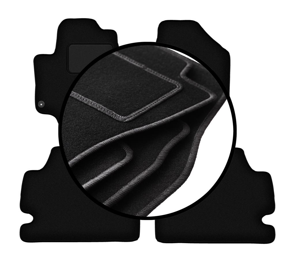 Set of Velour Floor Mats For: Chrysler Pacifica II Hybrid (2017-)