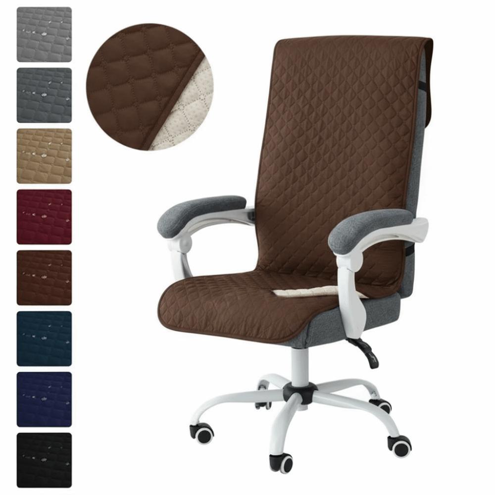 Anti-slip Office Chairs Pad Long Size Armchair Slipcover Office Chair Cover Mat Office Use