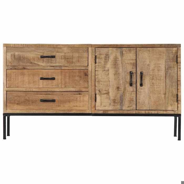 Maison Exclusive - Buffet 140x35x75 cm Bois de manguier massif