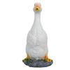 Resin Duck Figurine Garden Decor Realistic Vivid Hand Painted Waterproof Outdoor Duck Sculpture Statue for Garden Yard