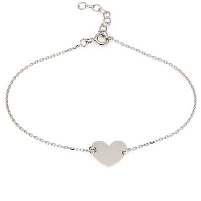 [C7280] - Silver Bracelet 'Love' - 10x14 Mm