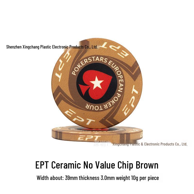 Texas Hold'em Keramiske Mahjong-chips for Kort- og Sjakkrom