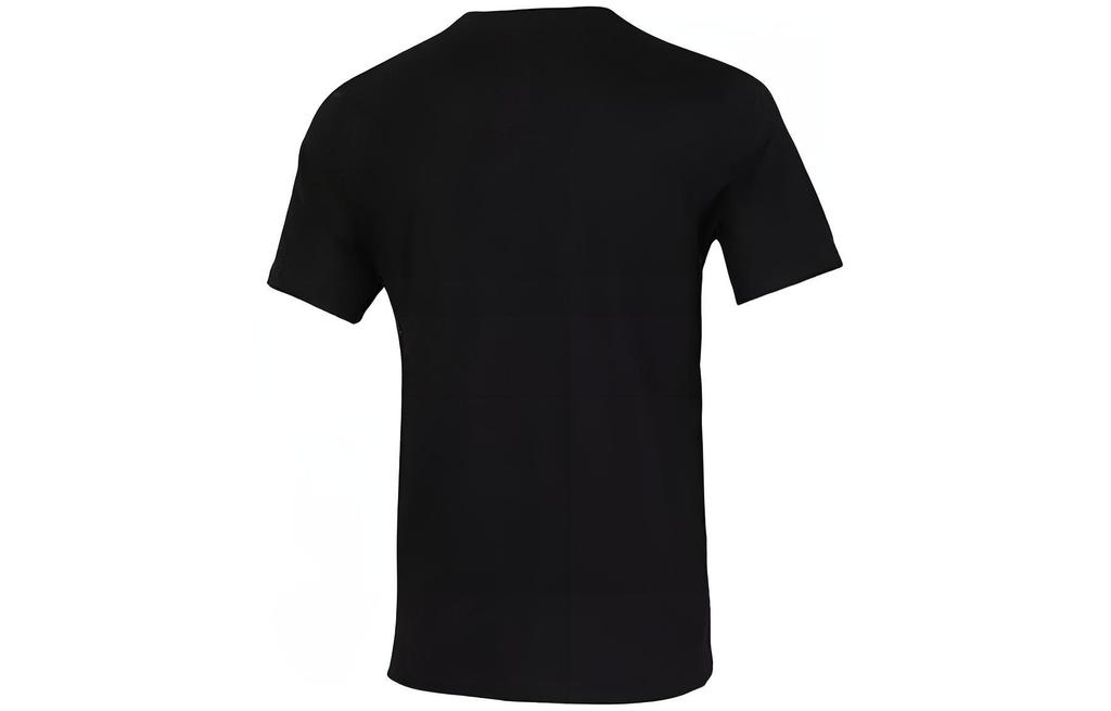 Nike T Shirts Men's Black Crew Neck Moderate Straight Fit BQ2971-010