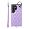 Suitable for Samsung S24 mobile phone case A25 rhombus small fragrant wind card ring bracket portable rope A05S anti-drop