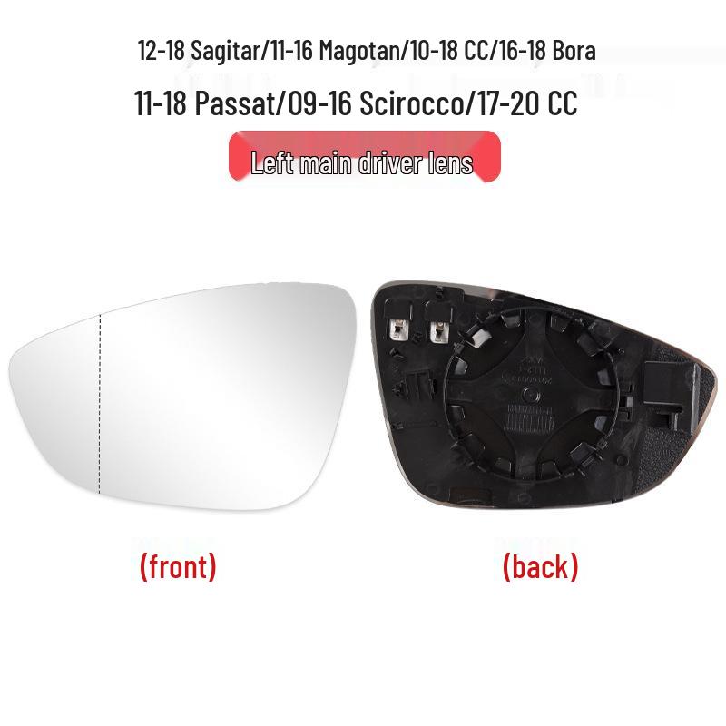 Applicable Rearview Mirror Shell and Turn Signal Frame for Volkswagen Sagitar, Passat, Magotan, CC, Scirocco, Bora, and Viloran.