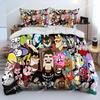 3D Print Game Cuphead Mugman Bedding Set Duvet Cover Bed Set Quilt Cover Pillowcase Comforter king Queen Size Boys Adult