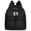 Lightweight Portable Large Capacity Polyester Backpack Mini Unisex Backpack Black 10027690-A01