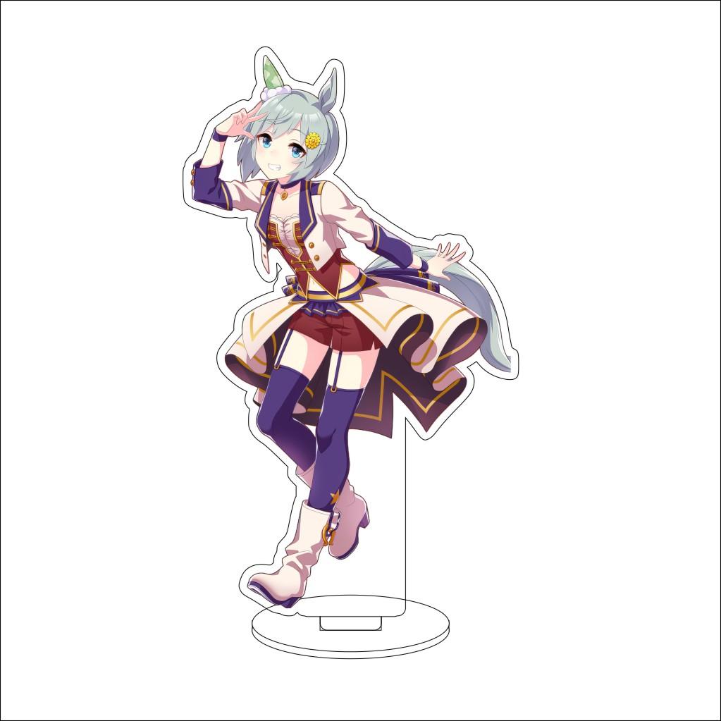 16CM Anime Pretty Derby Cosplay Acrylic Stand Ornaments Taiki Shuttle Grass Wonder Mejiro McQueen Figure Stand Halloween Gifts