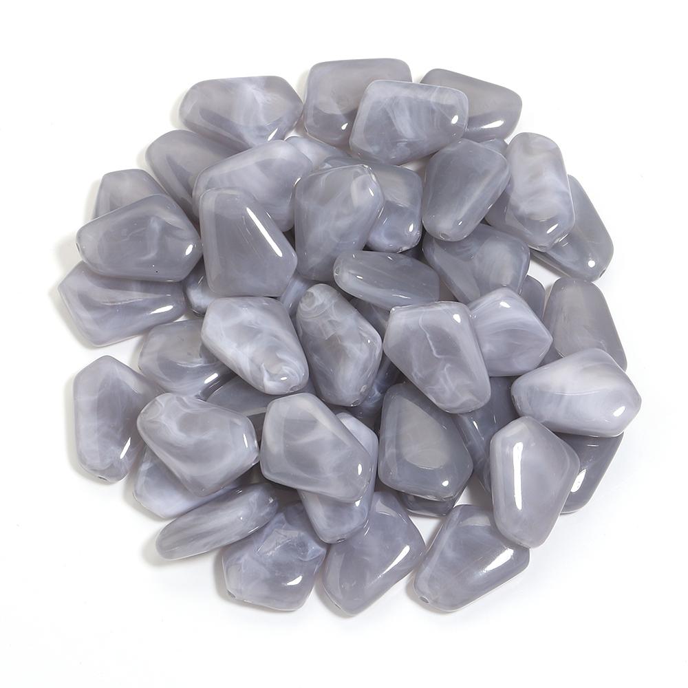 20pcs 25x18mm Irregular Acrylic Beads Colorful Cloud Loose Spacer Beads For DIY Jewelry Making Bracelets Necklace Accessories