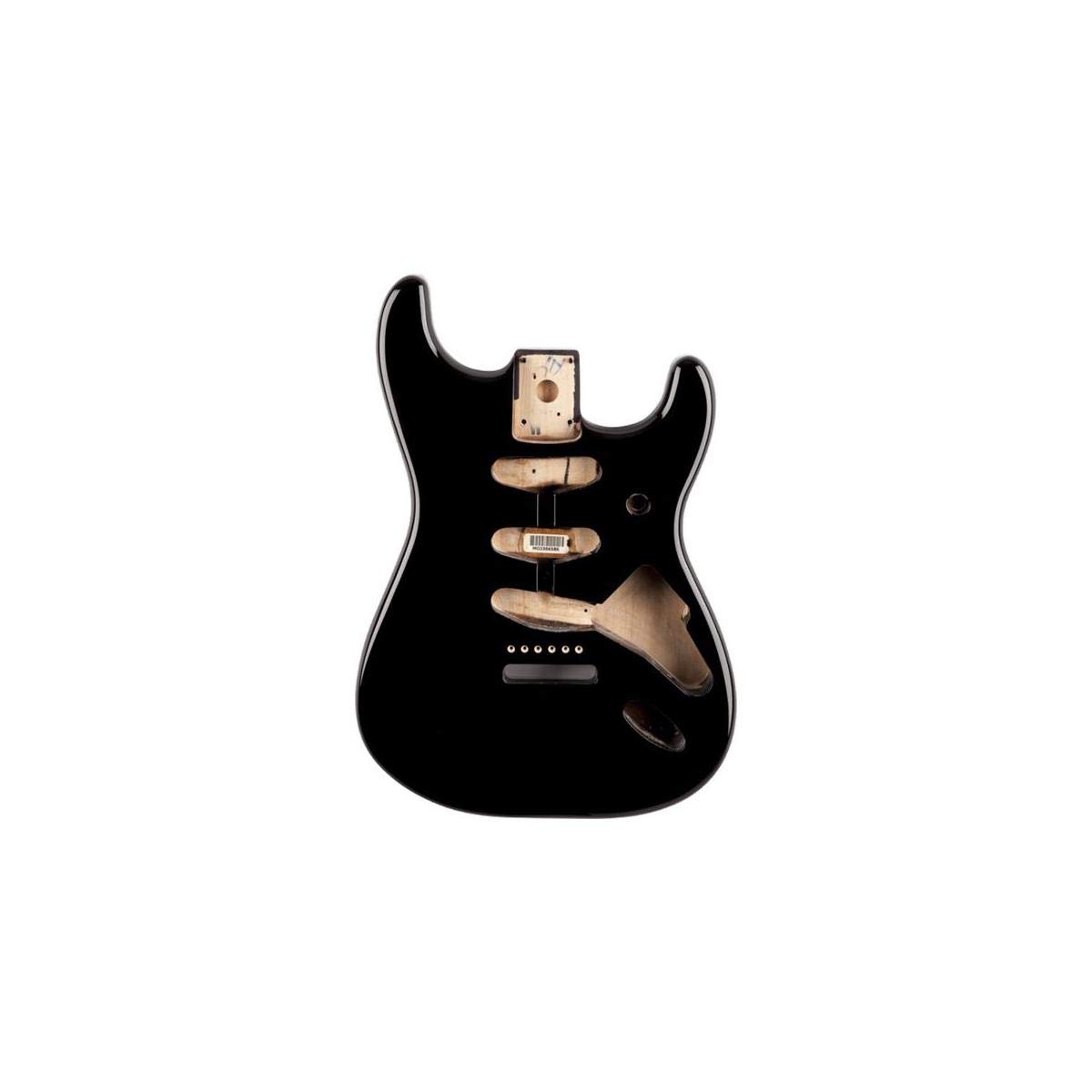 

Fender Fender Mexico Genuine Parts 998003706 Stratocaster SSS Alder Body Vintage Bridge Black Stratocaster Painted Alder Body SSS Arrangement Black