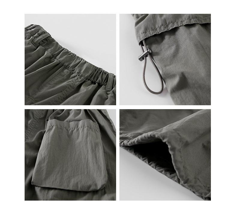 Trendy Boys' Summer Cargo Pants: Korean Style Wide-Leg, Loose Fit, Mosquito-Repellent