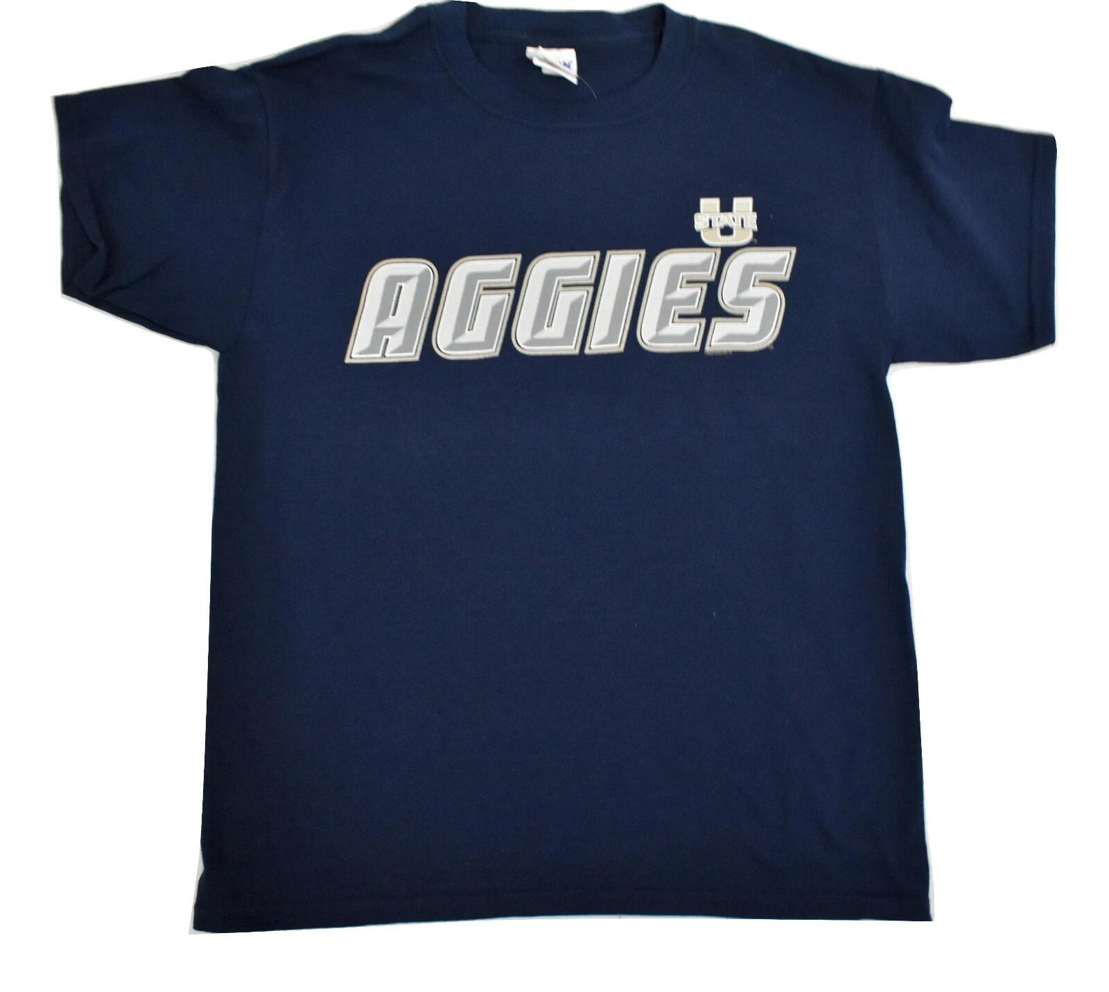 OVB Youth Boys NCAA USU Utah State Aggies Shirt NWT M, L L