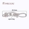 18K Gold Plated Connectors For Bracelets,Brass End Hooks Connector Clasp For Jewelry Making DIY Necklace Accessories