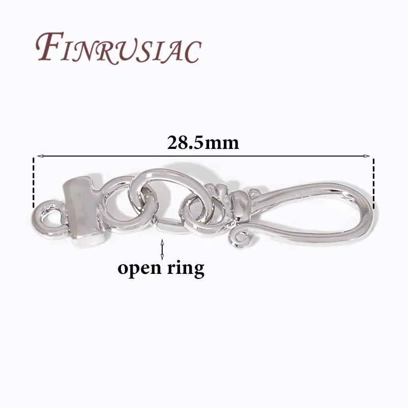 18K Gold Plated Connectors For Bracelets,Brass End Hooks Connector Clasp For Jewelry Making DIY Necklace Accessories