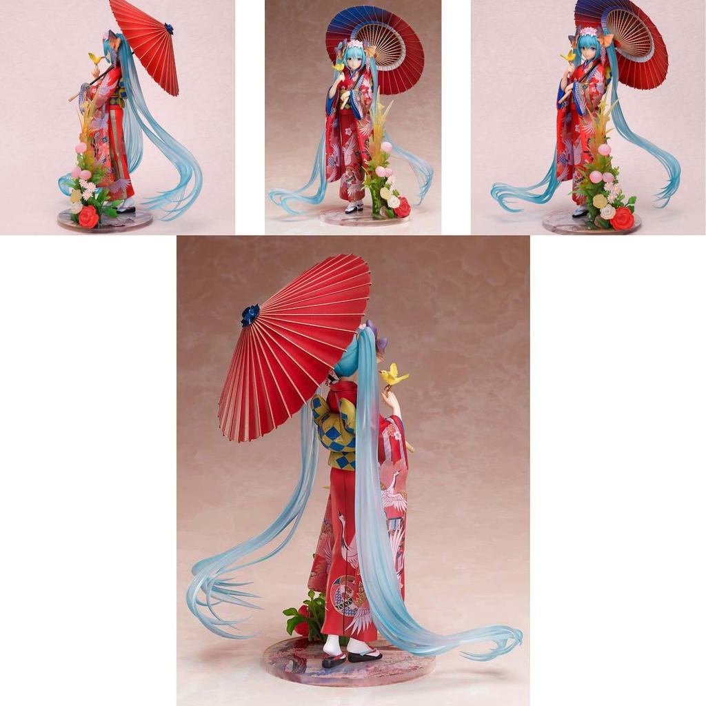 Exquisite Anime Stronger Hatsune Miku Kimono Yukata Hanairogoromo Pvc Action Figure
