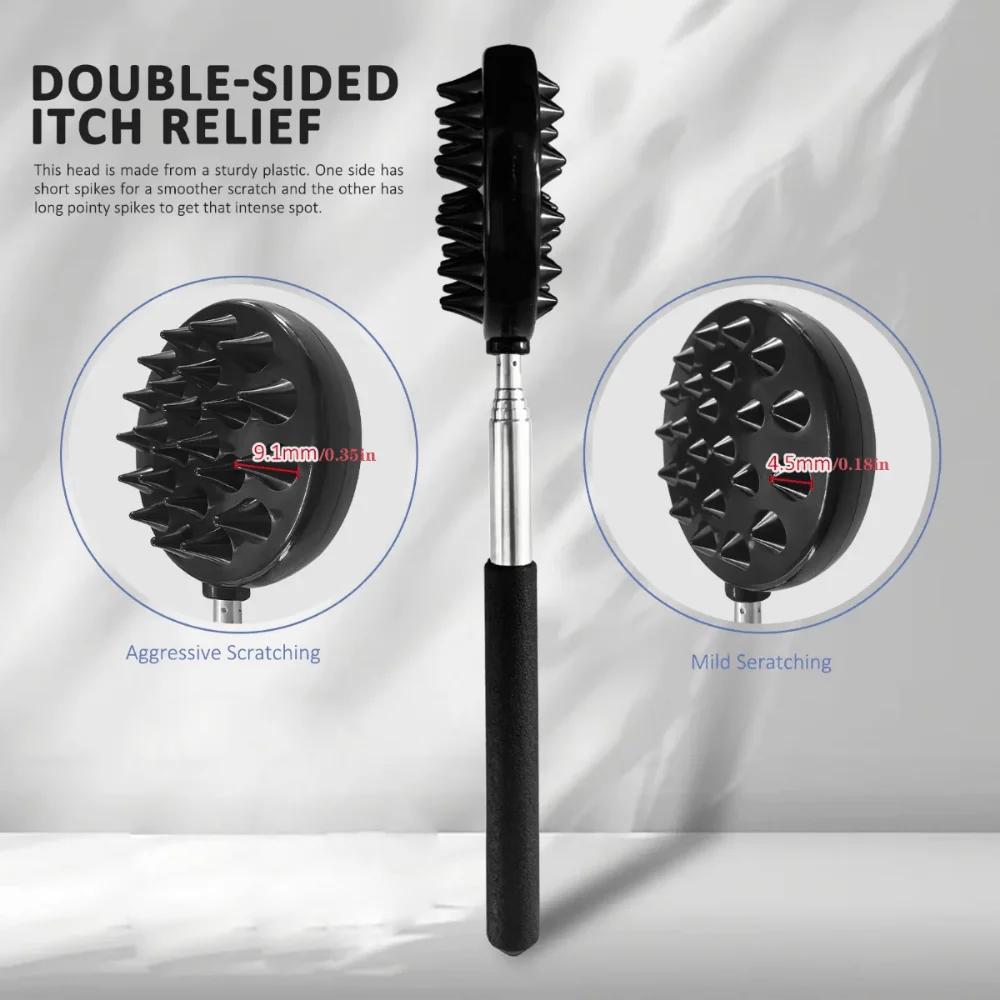 23-Teeth Super Large Extendable Back Scratcher Deep Back Scratcher for Men Women Birthday Gift Back Massager Point Massage Stick