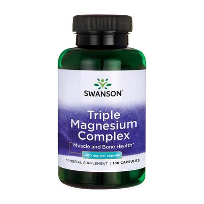 Triple Magnesium Complex 400 Mg, 100 Capsules
