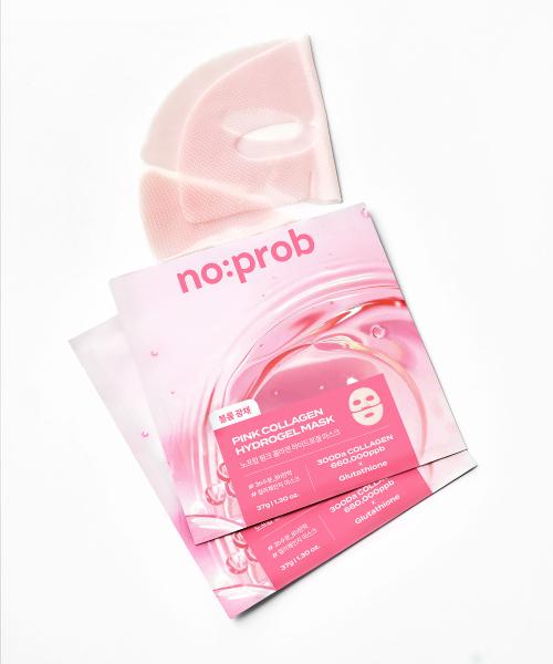 No Prob [SET] Hydrogel Mask (5pcs) + Gel Boosting Prep Cream (+1 Gel Mask Gift)
