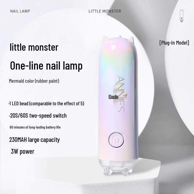 Mermaid Little Monster Portable Quick-Dry Mini UV/LED Nail Lamp
