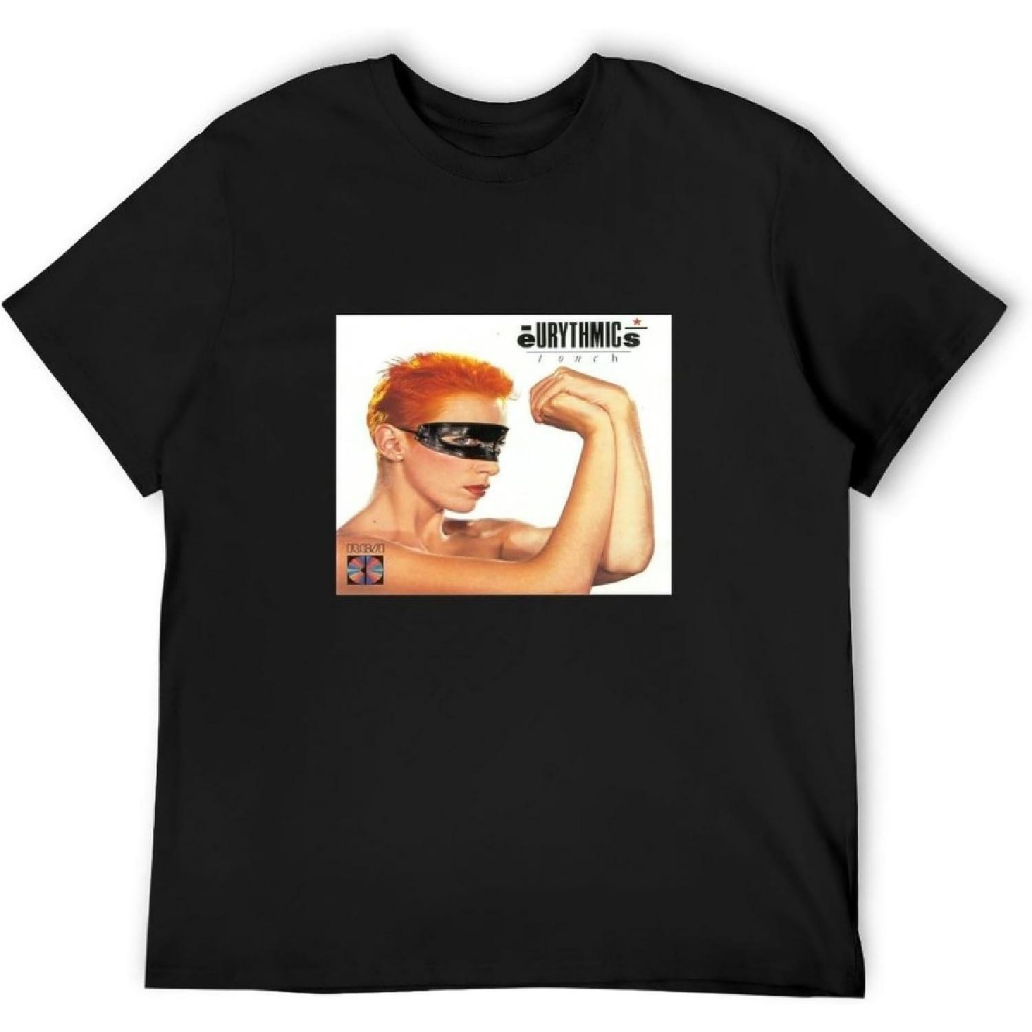 

DALIBANG Eurythmics T Shirt Touch Vinyl Cd Cover Men s T-Shirt Black XXXXXL різнокольоровий