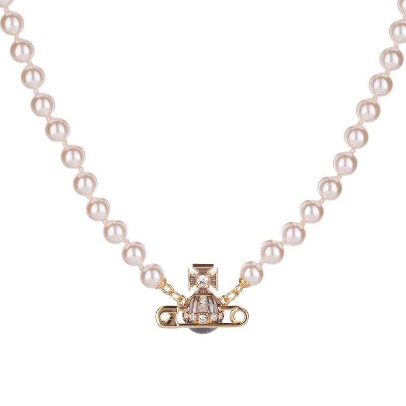 Vivienne Westwood Brooch design, brass necklace