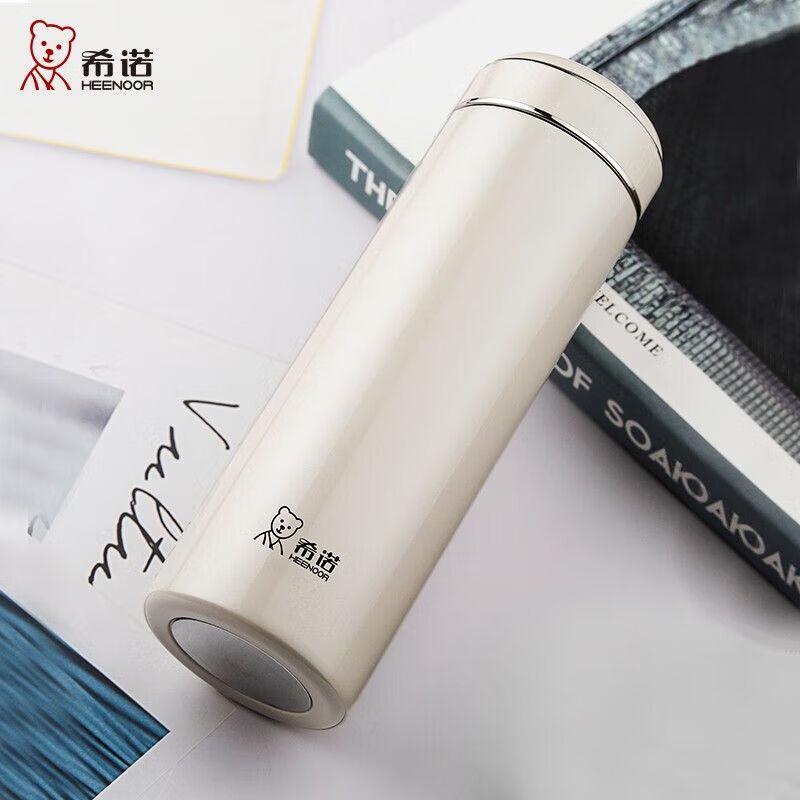 Heenoor Business Portable Stainless Steel Thermos with Tea Filter