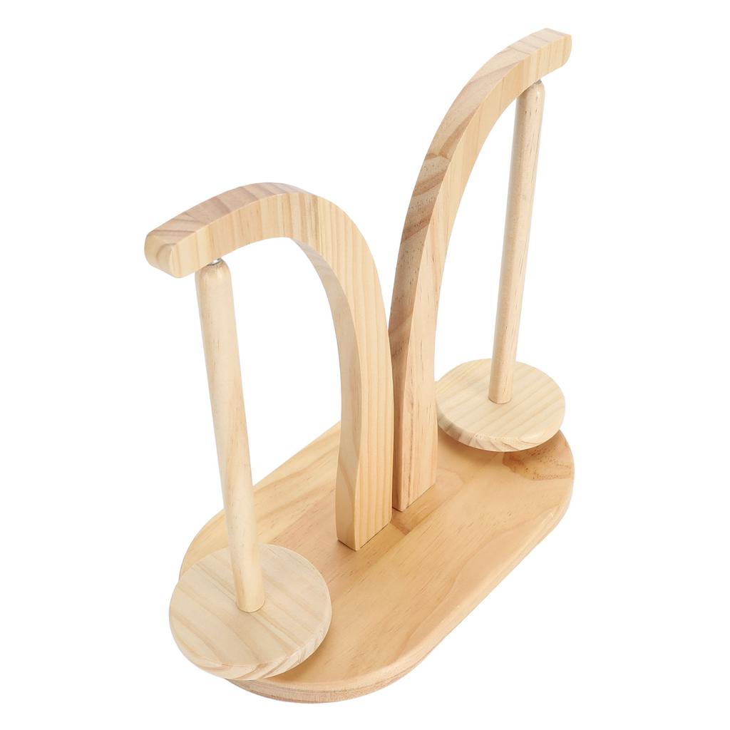 Yarn Ball Holder Log Dual Axes Rotatable High Performance Magnet Yarn Spindle Dispenser Type 2