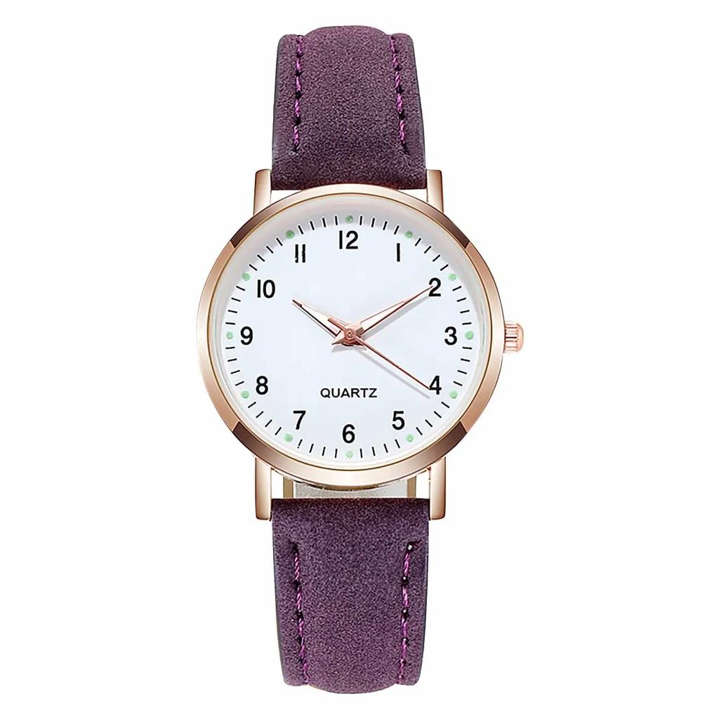 Reloj Mujer Fashion Watch for Women Leather Belt Watches Ladies Luxury Analog Quartz Luminous Wristwatch Clock Relogio Feminino