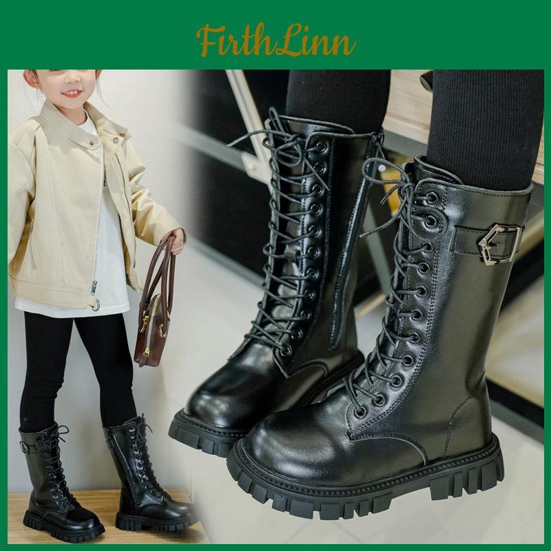 Boots High And Childrens Autumn Winter New Korean Style Single Boots Girls Long Boots