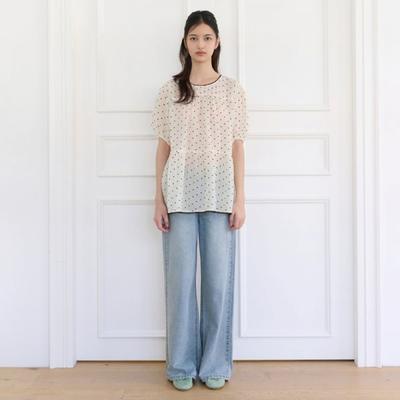 Color Block Blouse T264mbl217w
