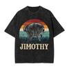 Protect Jimothy Raccoon T Shirts Hip Hop Washed Short Sleeve Street T-Shirts 90s Novelty Men Women Tops Streetwear Graphic Tees