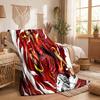 Coperta Morbida e Calda in Flanella con Stampa di Cristiano Ronaldo, Coperta da Divano/Letto per Casa, Ufficio, Camera da Letto