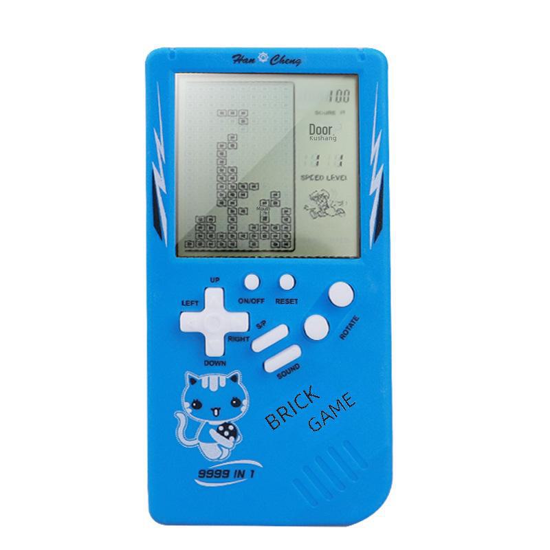 Klassische nostalgische Großbild-Tetris-Spielmaschine: Augenfreundliches pädagogisches elektronisches Spielzeug für Kinder