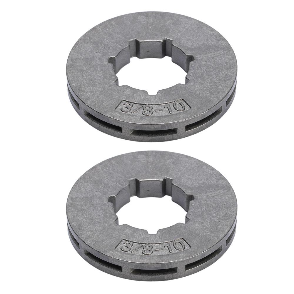 2PCS Dark Silver Chainsaw Rim Sprocket Metal Chainsaw Parts for Stihl 070 080 090 MS640 MS660