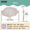 Ogawa Long Heat and Light UV 8 Little Safety Cover Product 56215 (Ogawa) [2025] Women's Parasol, Blocking, 99%+ Protection, 50cm, Ribs, Hand-Opening,