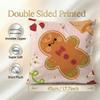 Doll Adorable Ginger Bread Cushion Cover 1Pcs Decorative Covers Soft Cushion Case For Sofa Couch Decor 40X40 45X45 Pillowcases