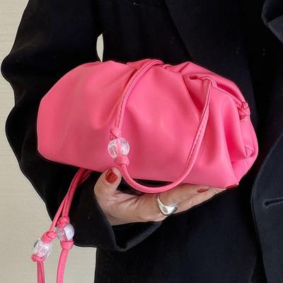 New Design Fashion Trend Soft Leather All-Match Simple One Shoulder Bag Cloud Bags Women's Daily Crossbody Bags Casual