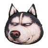 Two Throw Pillow Dog Head Cushion Armrest Seat Backrest Headboard Pillow Sofa Backrest Satin Pillowcase For Hair