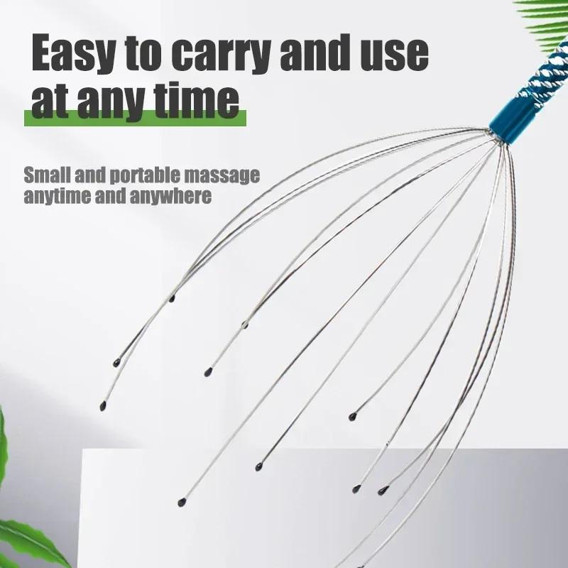 Head Massager Head Scratching Octopus Scalp Non Soul Extractor Divine Tool For Extracting Healthy And Healthy Hair 1/2PCS
