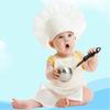 Apron Chef Hat Photo Accessories Baby Costume Infant Photo Clothes Newborn Photography Props