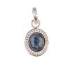 Natural Sodalite Gemstone 925 Sterling Silver Jewelry Pendant 1.20" With Chain PP-7-22