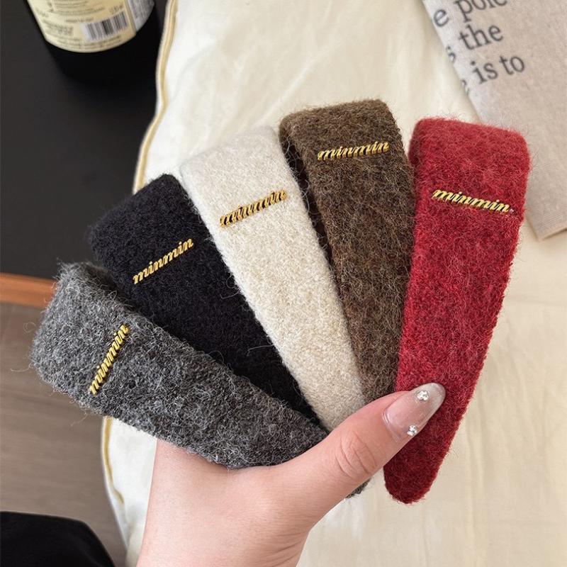 Gold Label Letter Headband for Women High-End Headband, Stylish and Versatile Hair Accessory