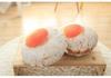 Creative Fried Egg Cushion Pillow: Washable Plush Toy